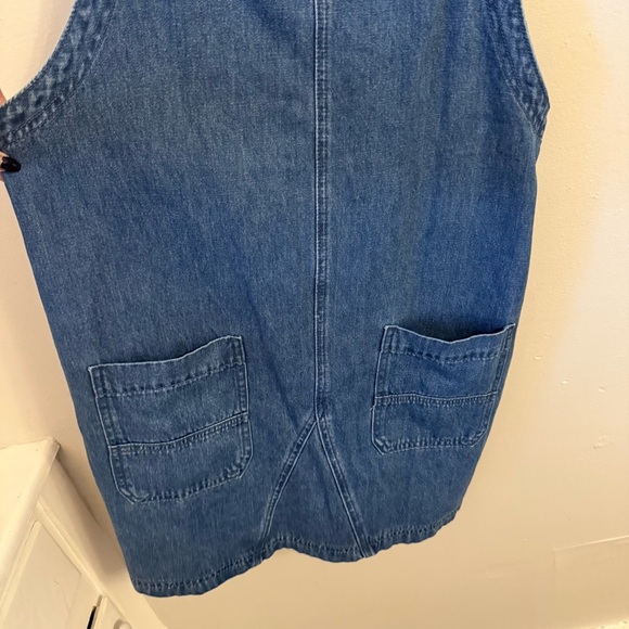 Denim Overall Dress - Picture 2 of 6
